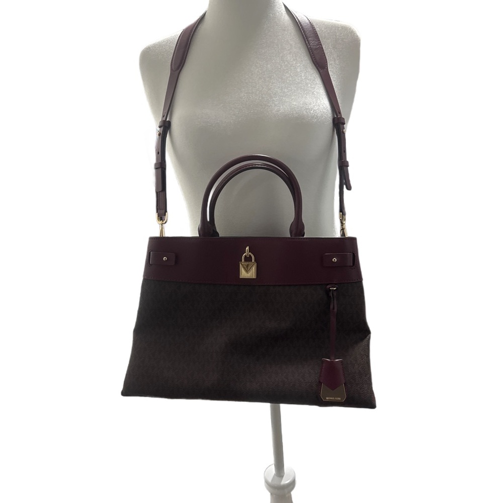 Michael Kors Gramercy Large Logo Satchel Bag